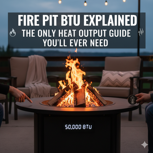 Fire Pit BTU Explained: The Only Heat Output Guide You’ll Ever Need