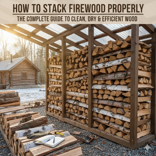 How to Stack Firewood Properly: The Complete Guide to Clean, Dry & Efficient Wood