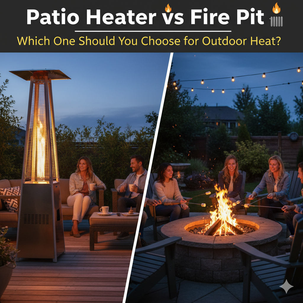 Patio Heater vs Fire Pit: Which One Should You Choose for Outdoor Heat?