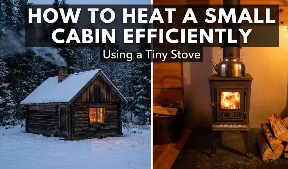How to Heat a Small Cabin Efficiently Using a Tiny Stove