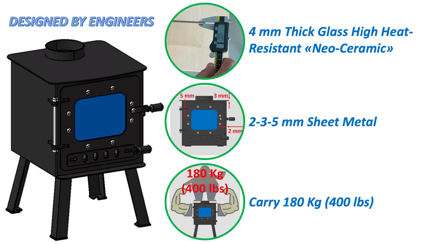 Tiny wood stove and caravan wood stove