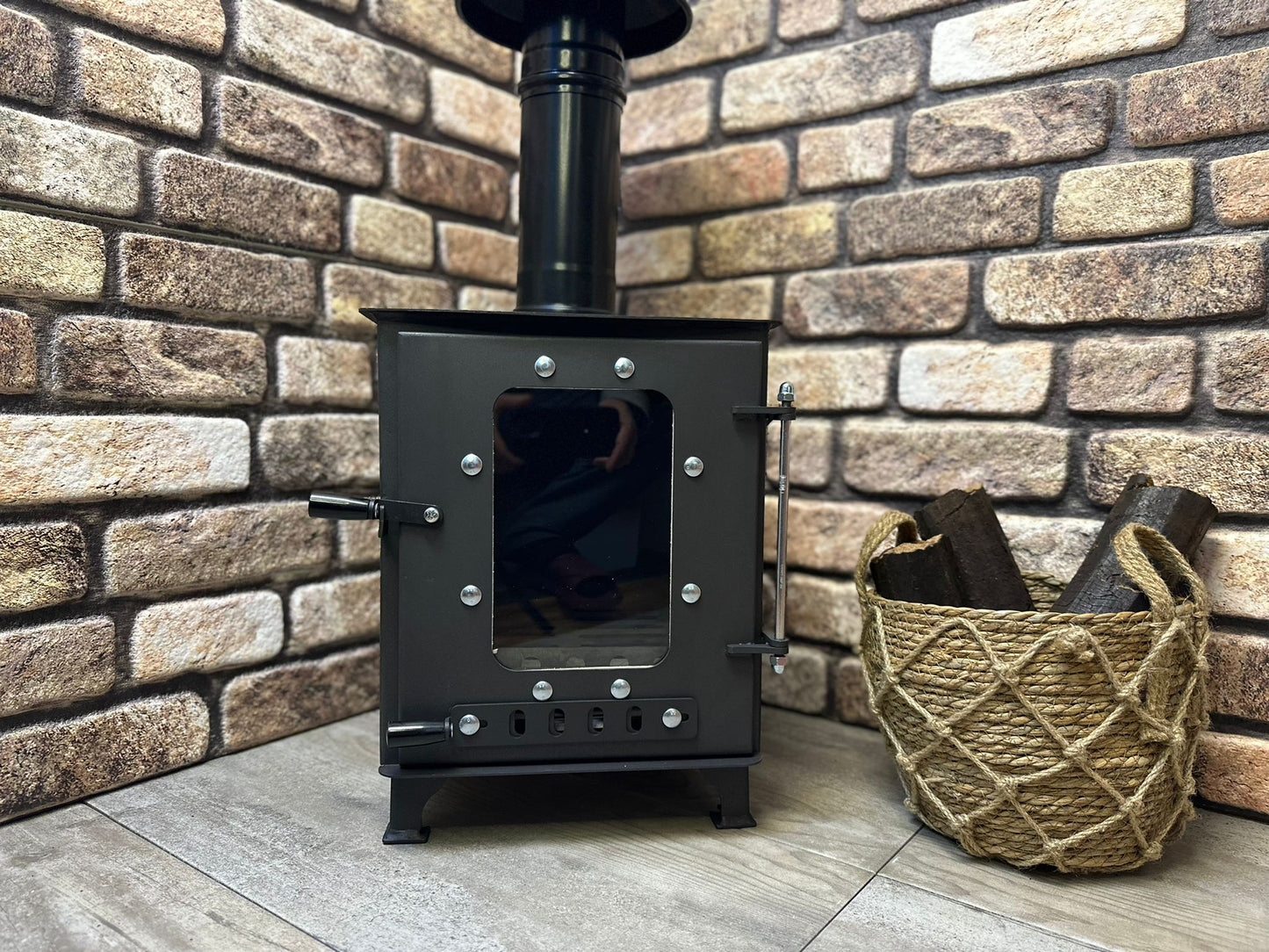Wide Size Wood Burning Stove, Campervan Stove, Camping Stove, Tent Stove, Camping Heating, School Bus Conversion Stove, Tiny Home Stove