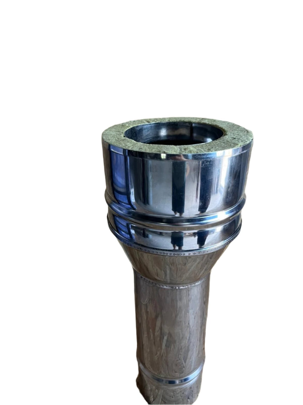 Single wall to double wall connector pipe 4 inches (10 cm ...