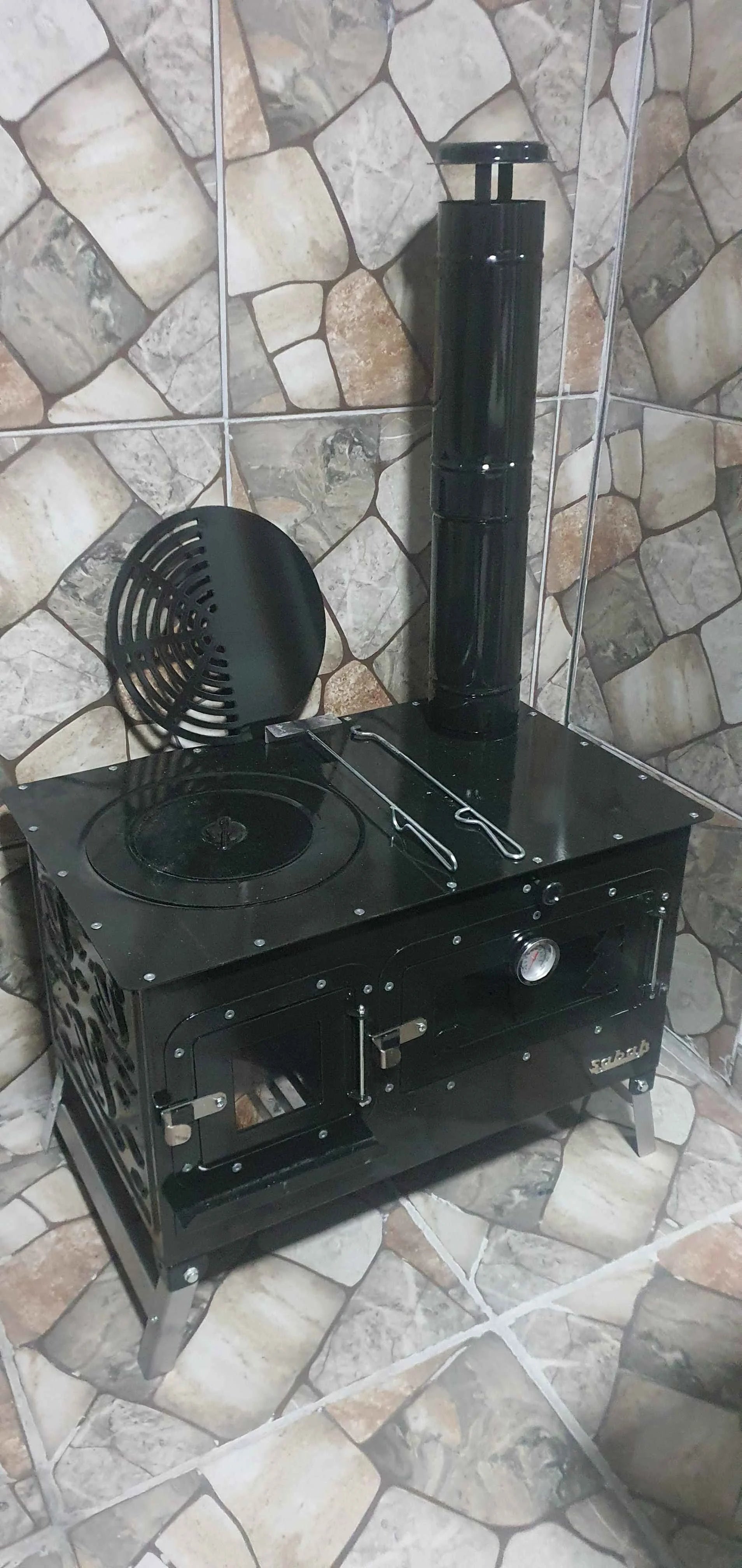 Portable Camping Wood Stove with Oven – BlackSeaMetalWorks Portable Camping Wood Stove with Oven – BlackSeaMetalWorks