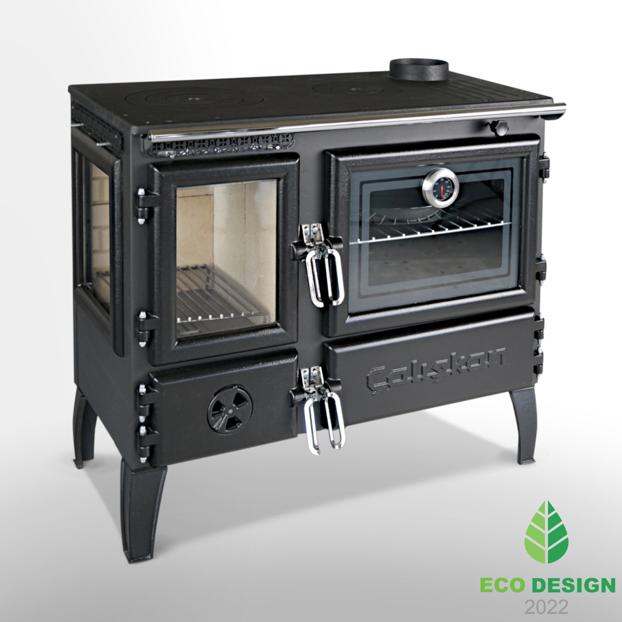 Wood Burning Stove for Cooking Baking Oven Cast Iron