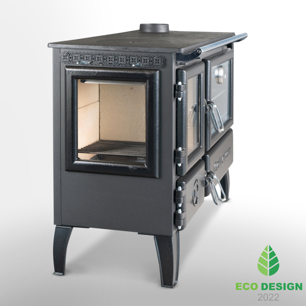 Wood Burning Stove for Cooking Baking Oven Cast Iron